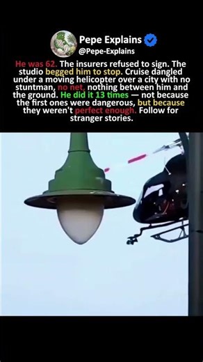 Tom Cruise Hung From a Helicopter 13 Times. Until the Shot Was Perfect.