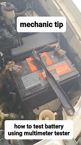 6.5K views · 34 reactions | mechanic tip, #howto test battery using multimeter tester #car #tips #mechanic #electrician #Battery #testing #multimeter #technique Mechatronics Tyronn | Mechatronics Tyronn | Facebook