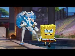 Snow Miku and SpongeBob SquarePants | Fortnite CH7S1 Showcase Gameplay