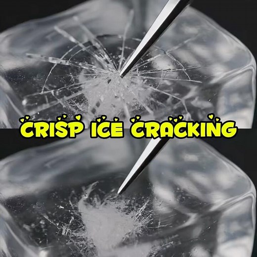 CRISP Ice Cracking ASMR for Maximum Tingles 🧊