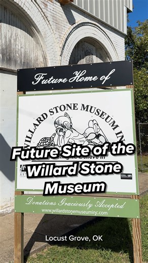 Willard Stone was an amazing Cherokee wood carver that many people may never have heard of. Here in Locust Grove, Oklahoma there’s a museum featuring his work called the Willard Stone Museum. What’s interesting about Willard Stone is that when he was young he had an accident that blew off his thumb and two fingers, but still managed to become an accomplished wood carver. This is in part due to his close ties with the @gilcreasemuseum , having been made an artist in residence in the 1940s by Thom
