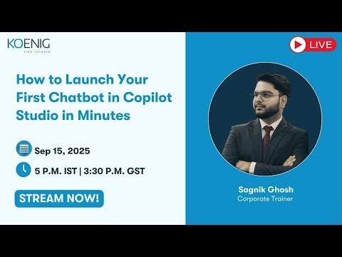 How to Launch Your First Chatbot in Copilot Studio in Minutes