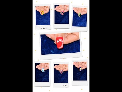 Easy and simple nail art design at home 💅🏻 without any tools 💯