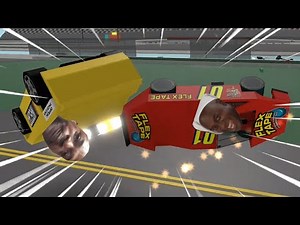 The Roblox Nascar Car crash experience! (FUNNY MOMENTS)
