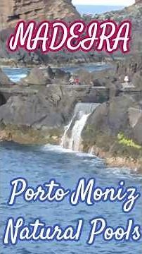 Swimming in Volcanic Lava Porto Moniz Natural Pools. 💟💑 (Piscinas Naturais de Porto Moniz) MADEIRA