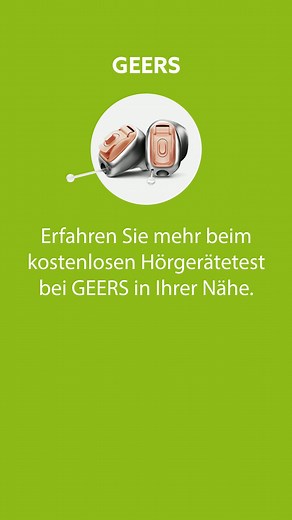 👂 GEERS sucht Frauen, die das unsichtbare Hörgerät testen möchten. Hier kostenfrei anmelden. | GEERS
