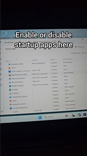 How To Disable Startup Apps in windows 11