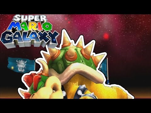 Sleepy time for Bowser in Super Mario Galaxy!