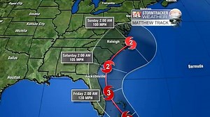 154K views · 312 reactions | Hurricane Matthew is hammering Haiti Tuesday morning as it makes landfall over the western tip. 145 mph wind with a 7-10 foot storm surge- massive flooding & mudslide potential. The updated forecast track is farther west- heads up for folks along the east coast this weekend! -Tom Ackerman | LEX 18 | Facebook