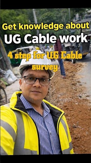 11KV Underground Cable Survey: 4 Essential Steps | Engineering Guide #shortsviral #shortvideo
