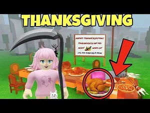 Cooking the THANKSGIVING FEAST in 99 Nights in the Forest – Roblox Full Gameplay