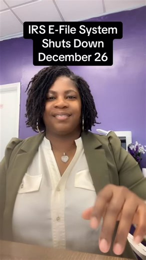 Kenyatta Walker on Instagram: "Back taxes? Need to amend your taxes? File now before the IRS w-file system shuts down December 26. Kenyatta Walker, Tax Advisor & Tax Coach WalkersTaxService.com (225) 239-2399"