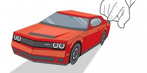 Build Your Own (Paper) Dodge Challenger SRT Demon