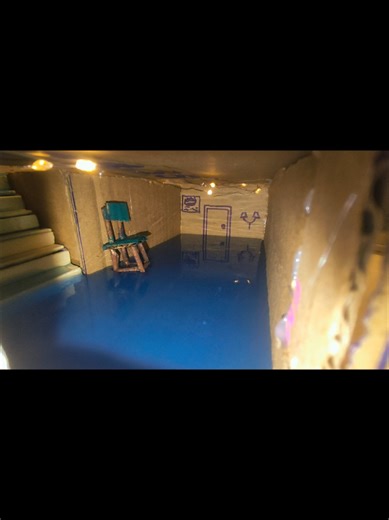 Cardboard Titanic Hallway Scene 1