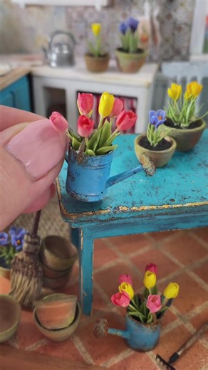 Miniature Clay Flowers Craft Tutorial