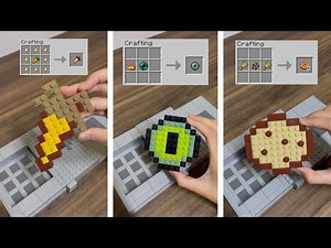 Crafting Minecraft items BUT Lego Compilation! | Part 2