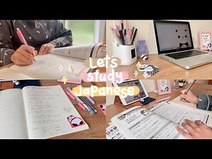 Study Japanese with me 🇯🇵 | Productive day studying grammar, reading comprehension, and kanji