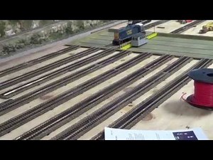 "Laying down track for the Transfer Table" Model Trains Part 49 "A"