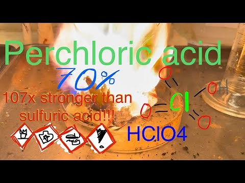 Making Perchloric Acid (no dangerous fumes!)
