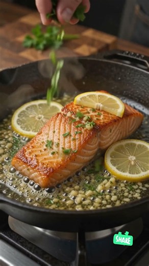 Lemon Garlic Butter Salmon in 30 Minutes #cooking