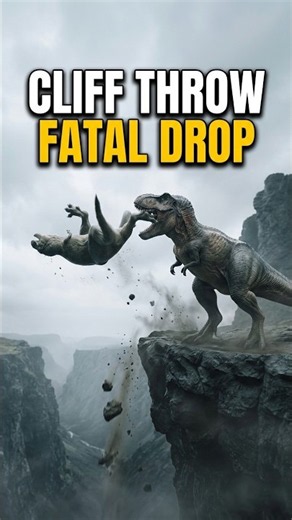 T-Rex vs Giganotosaurus 🦖 Dinosaur Fight | Jurassic World - Forest Cliff Battle