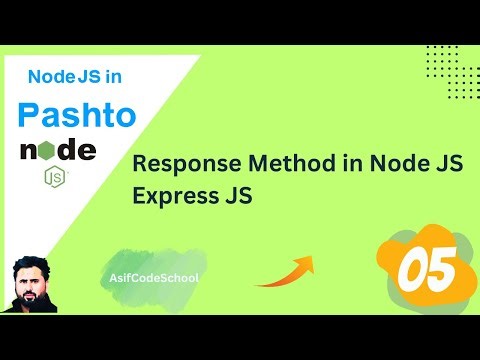 05 Response Method in Node js Express js | tutorial in pashto