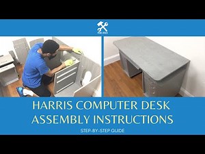 Techni Mobili Complete Workstation Computer Desk with Storage Assembly Instructions (Full Guide)