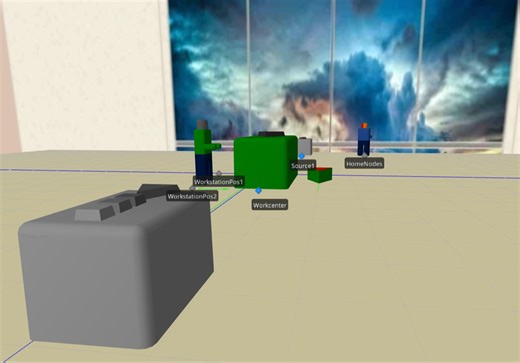 V11 Simio中的任务序列task sequence和任务中抓多资源