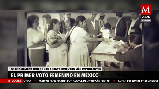 Aniversario del primer voto de las mujeres en México