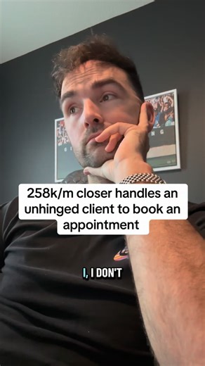 258k/m life insurance closer handles an unhinged client and locks down a massive appointment! I’m teaching 1 more person this month to work virtual sales and get mentored by the best in the business and write 100k a month ‼️Click the link in my bio that goes to my calendar 📅 #insurance #sales #fyp #mindset | The Insurance Athete 6-7 Figure Mentor