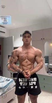 Handsome Asian Body Builder (kangnam_midsideboiz) #bodybuilder #asianhunk #tattoo #handsome #hunk