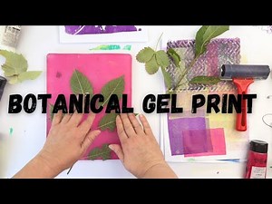 How to Make Botanical Prints with a Gel Plate