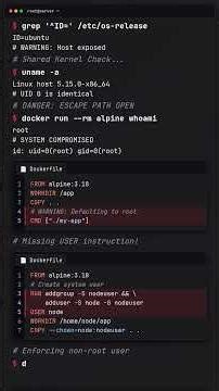Stop Running Docker as Root!