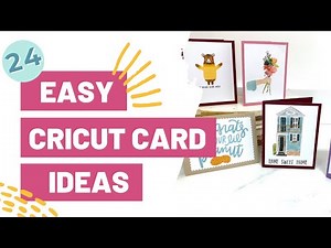 24 EASY Cricut Card Ideas - The ONLY Cricut Cards You Need This Year!