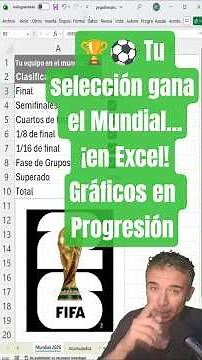🏆⚽ Your team wins the World Cup... in Excel!