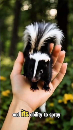 Skunks: The Stinky Superstars of North America #facts #cuteanimals #whowillbemylifepartnerta