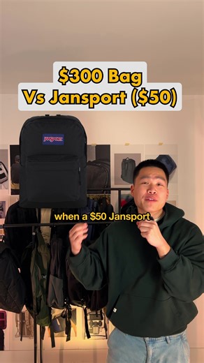 Why spend $300 on a backpack when a $50 Jansport can still last you years? After reviewing over 100 bags, I realized the difference isn’t just about durability it’s in how the bag is designed. Take this backpack from @Mous Your laptop can survive drops like this because it’s built with shock-absorbing foam around the tech compartment not just a thin sleeve. And the difference isn’t always big, flashy features. On most backpacks, when you zip it shut, there’s a small gap at the end where water ca