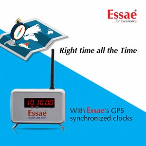Time⏰ and timing are of utmost importance in order to achieve high production and working efficiency in any sector. ✅All establishments, including businesses, educational institutions, public spaces, spiritual centers, etc., need to have a specific, precise, and widely used time reference for all of their operational procedures. 👉 Essae, being synonymous with excellence, understands the value of time. Hence, Essae GPS🌎 CLOCKS are simple yet efficient time management devices that support operat