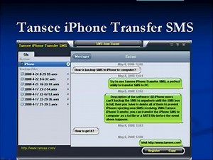 Tansee iPhone Transfer SMS