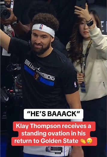 Klay Thompson Returns to Golden State Warriors with a Standing Ovation
