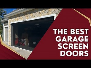 The 3 Best Garage Screen Doors for Homeowners Manual & Motorized Options