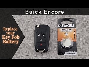How to Replace a 2013-2016 Buick Encore Key Fob Battery