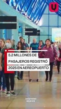 The airport recorded 5.2 million passengers in 2025.