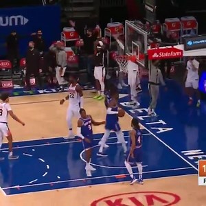 Chris Paul 包辦了Phoenix Suns 最後7分，包括這球三分球。Paul 助作客以118-110 贏New York Knicks。 同時終止了Knicks 本季最佳的九場連勝記錄。 Chris Paul 全場得20分 (12投8中/66.7%)、5籃板、6助攻、2封阻。隊友Devin Booker 得隊高33分 (26投14中/53.8%)、4籃板、3助攻。 - 影片: NBA | 極力誌籃球 Clutch