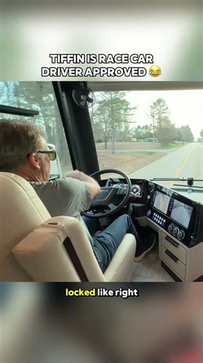 Mike's first test drive in the Zephyr 👀 #Tiffin #RVing #Motorhomes #TiffinMotorhomes