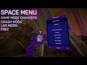 Best Gorilla Tag Mod Menu | Space Menu| Undetected Crash Gun
