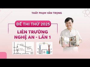 ĐỀ THI THỬ MÔN HÓA HỌC LIÊN TRƯỜNG NGHỆ AN LẦN 1-NĂM HỌC 2024-2025