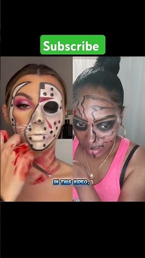 Jason Voorhees Makeup: Step-by-Step Guide to a Terrifying Look!🩸#JasonVoorheesMakeup, #Halloween