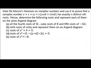 Complex Numbers ~ Practice Problems