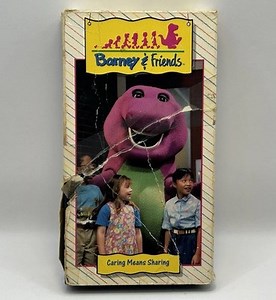 Barney & Friends Caring Means Sharing VHS 1992 Time Life Video Tape VTG PBS Kids | eBay